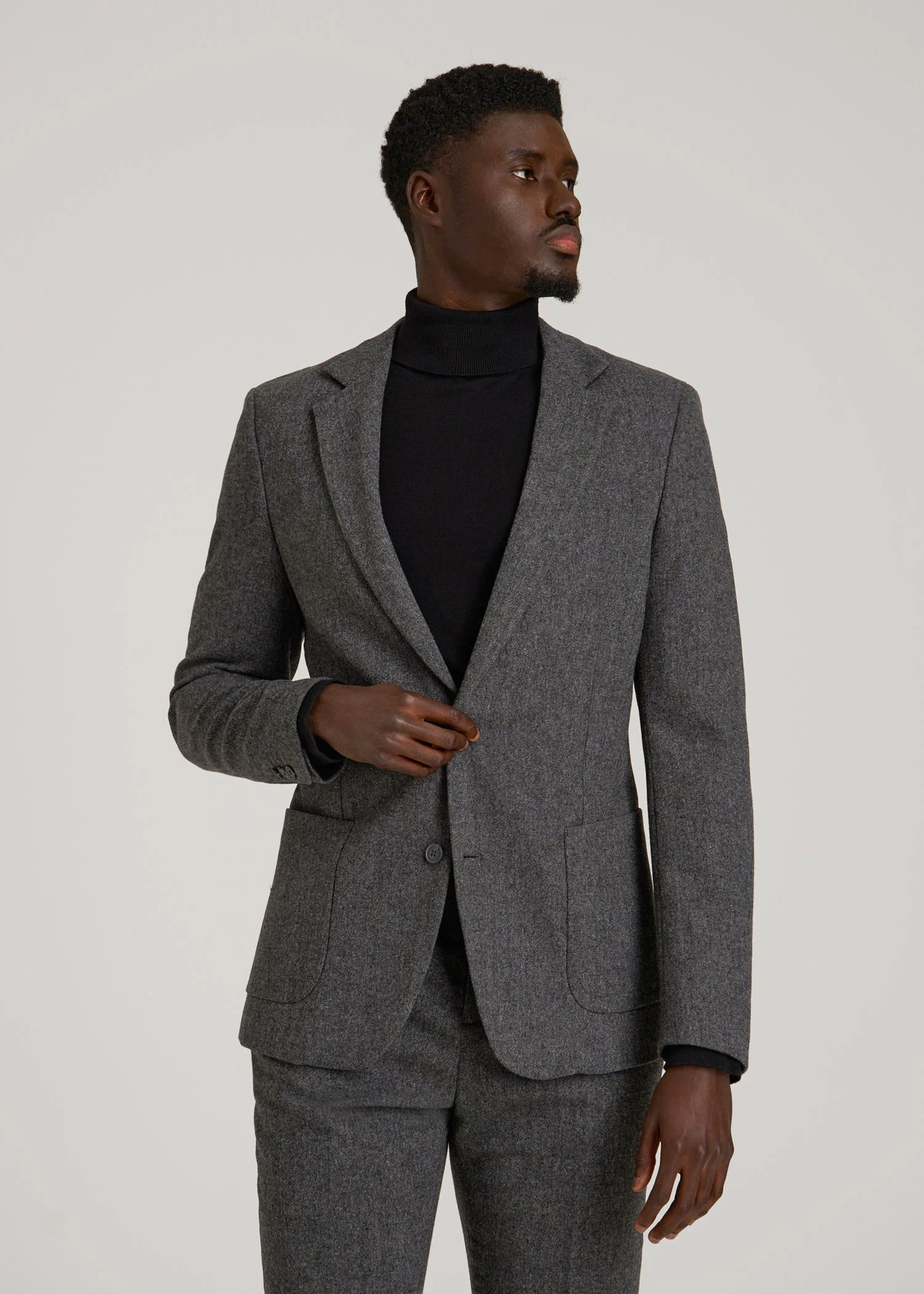Men's Tailored Wool Blazer
